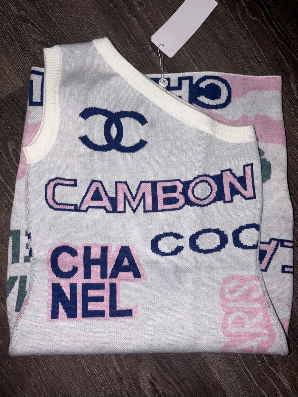 π CHANEL CC logos knit dress - Small - Picture 2 of 8